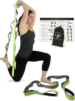Gradient Fitness-Stretching-Gurt für Physiotherapie, 12 Multi-Loop-Stretch